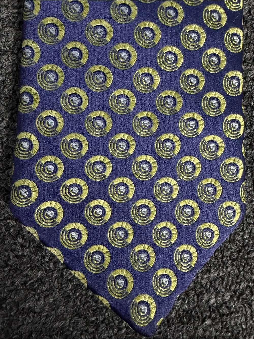 Ted Baker London designer all over graphic floral interior 100% silk nexk tie